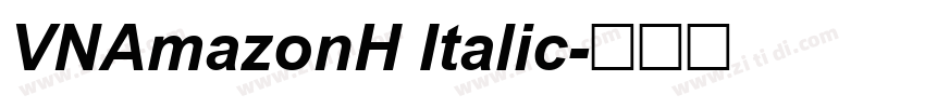 VNAmazonH Italic字体转换